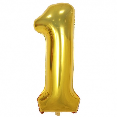 Ballon Chiffre  Gonflable doré, décoration anniversaire en Tunisie